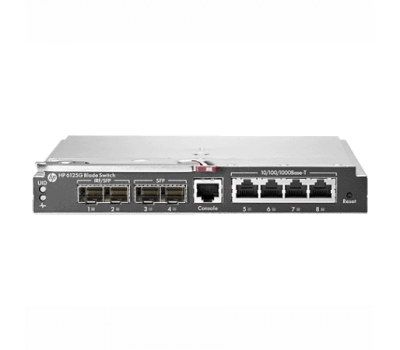 HP Ethernet Blade Switch 6125G, 16х1Gb downlinks, 4x1Gb (RJ45), 2xSFP (1Gb)/ IRF (10Gb), 2x1Gb SFP, 1xMang (RJ45) (658247-B21)
