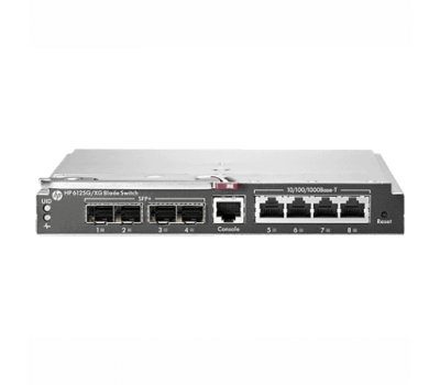 HP Ethernet Blade Switch 6125G/ XG, 16х1Gb downlinks, 4x1Gb (RJ45), 4xSFP/ SFP+ (1Gb/ 10Gb/ IRF), 1xMang (RJ45) (658250-B21)