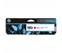 HP 980, Оригинальный струйный картридж HP, Пурпурный, 6600 стр (D8J08A)