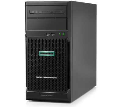 Сервер HPE ProLiant ML30 Gen10 TWR/ 4U/ Xeon E-2224/ 16GB/ 8x SFF (up 8)/ noODD/ Smart Array S100i/ 2x 1GbE/ 1x 500W (up 2) (P16930-421)