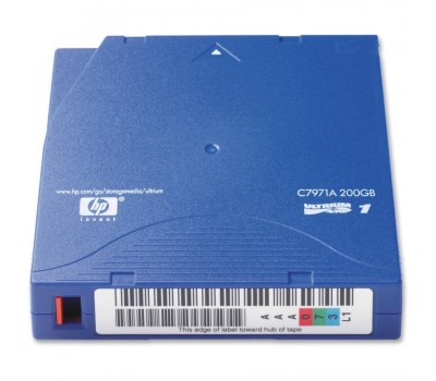 HP Картридж Ultrium LTO2 400GB bar code labeled Cartridge (for libraries & autoloaders) (C7972L)