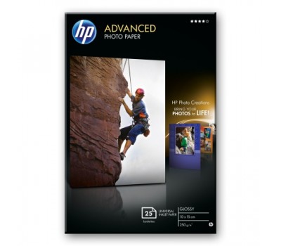 Бумага HP глянцевая улучшенная без полей фото 250 гр/ м2 – 10х15 см - 25 листов (Q8691A)