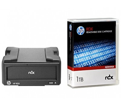 Внешний ленточный накопитель B7B69A HP RDX 1TB USB 3.0 Drive, Ext. (RDX 1TB/2TB; incl. HP RDX Contin