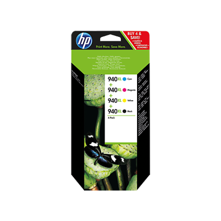 HP 940XL Ink Cartridge Combo Pack, черный